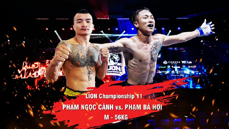 Bá Hợi tái đấu Ngọc Cảnh tại Lion Championship 11