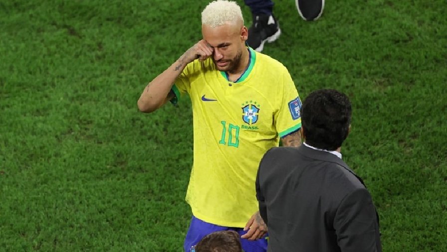 Neymar và nước mắt 'ngày tận thế' cùng Brazil 