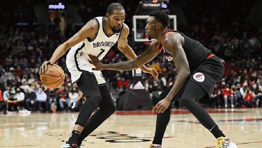 Kết quả bóng rổ NBA ngày 11/1: Blazers vs Nets - Durant không thể cứu Nets