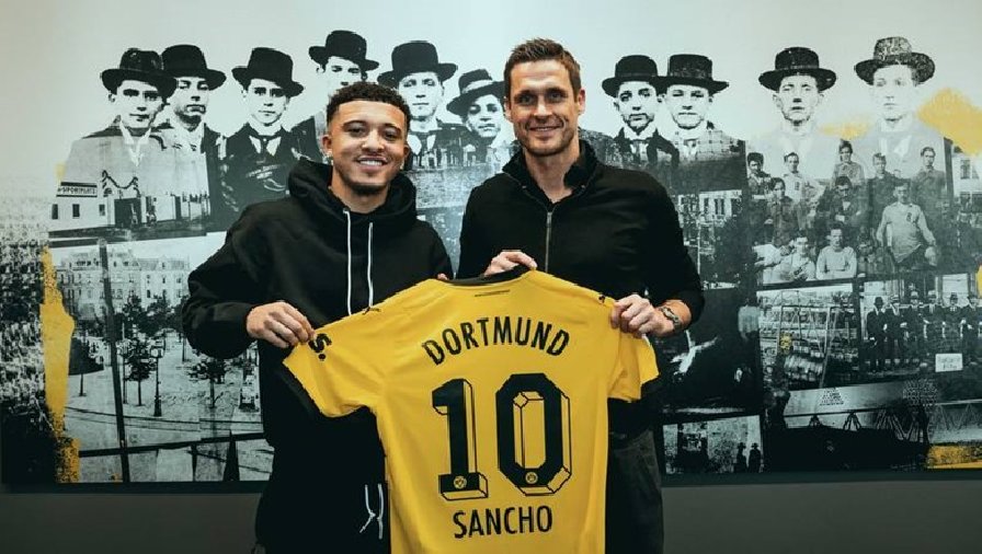 Sancho chính thức tái hợp Dortmund, nhận áo số 10 và cảm thấy 'như được về nhà'