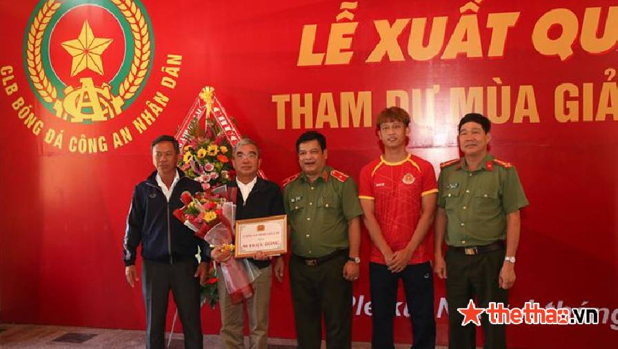 CAND đặt quyết tâm lớn dưới dự dẫn dắt của HLV Phạm Công Lộc