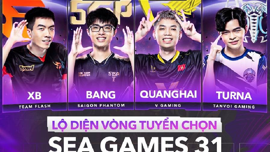 TRỰC TIẾP vòng tuyển chọn SEA Games 31 Liên Quân Mobile ngày 11/3: SGP vs VGM, FL vs TV