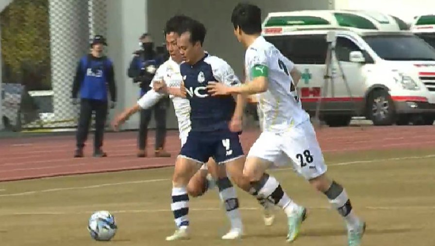 Văn Toàn thi đấu 53 phút, Seoul E-Land thua trận thứ hai ở K-League 2