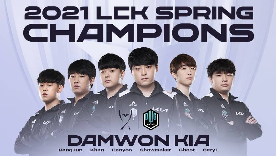 Damwon vô địch LCK mùa Xuân 2021