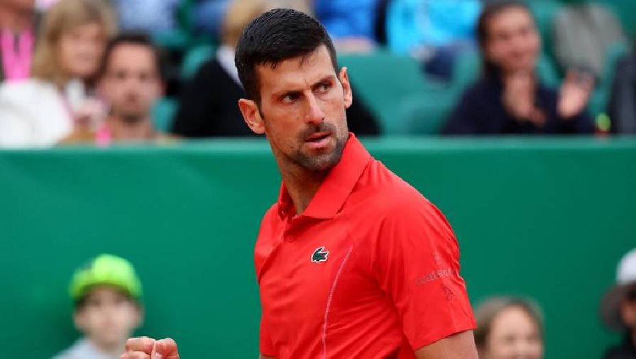 Lịch thi đấu tennis hôm nay 11/4: Vòng 3 Monte Carlo Masters - Djokovic vs Musetti