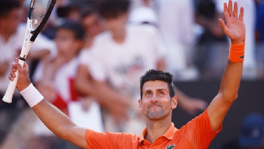 Djokovic dễ dàng giành vé vào vòng 3 Rome Masters 2022