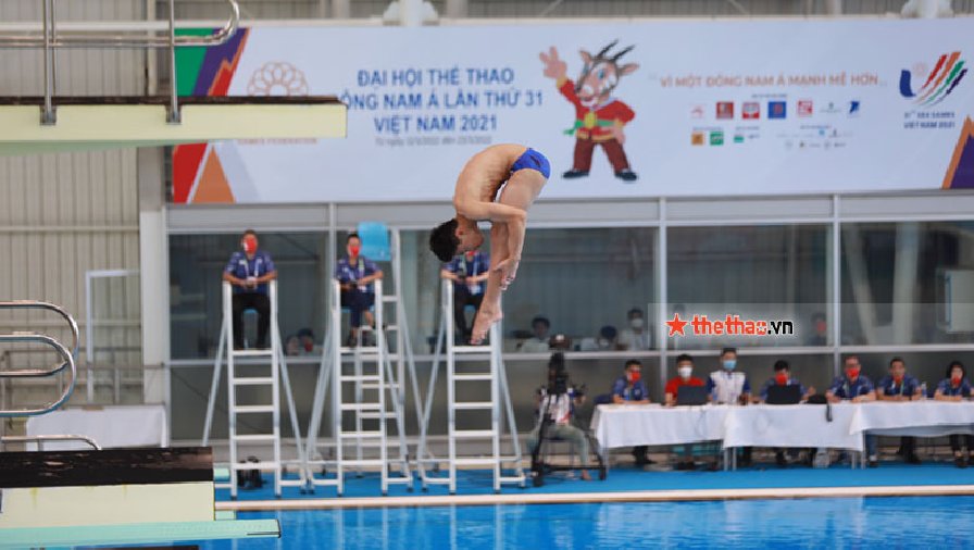 Nhảy cầu nam Việt Nam vuột mất HCĐ SEA Games 31 vào tay Thái Lan