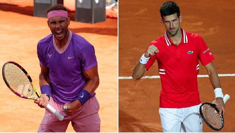 Lịch thi đấu tennis hôm nay 11/6: Bán kết Roland Garros - ‘Siêu kinh điển’ Nadal vs Djokovic