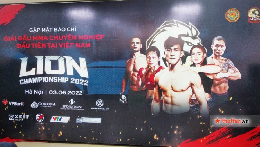 Lịch thi đấu, fight card giải MMA Việt Nam Lion Championship - Chung kết