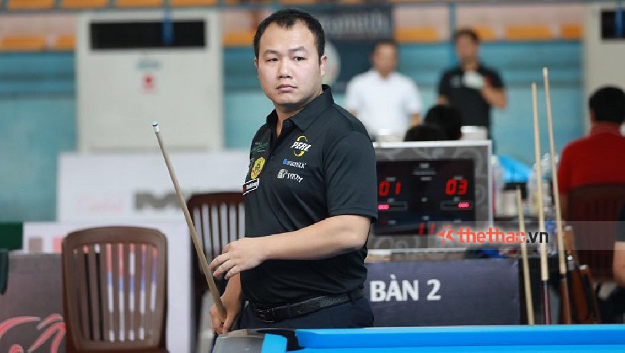 Anh Tuấn, Văn Linh giành vé vào vòng 1/8, Thế Kiên dừng bước ở giải Billiards VĐQG
