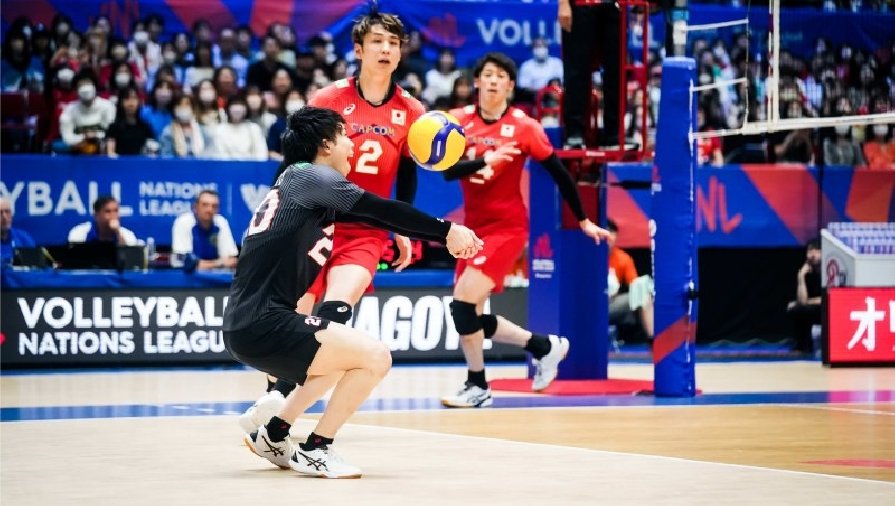 Link xem trực tiếp bóng chuyền Volleyball Nations League Nhật Bản vs Pháp, 17h10 hôm nay 11/6