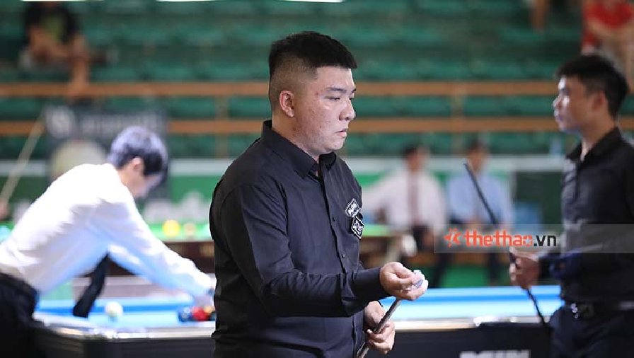 Tất Duy Kiên thua Nguyễn Hoàng Minh Tài, dừng bước sớm tại giải Billiards VĐQG 2023