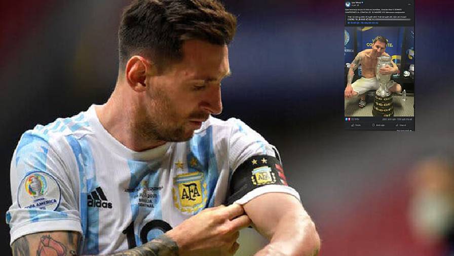 Messi gây phản cảm vì buông lời khiếm nhã trên MXH sau trận chung kết Copa America