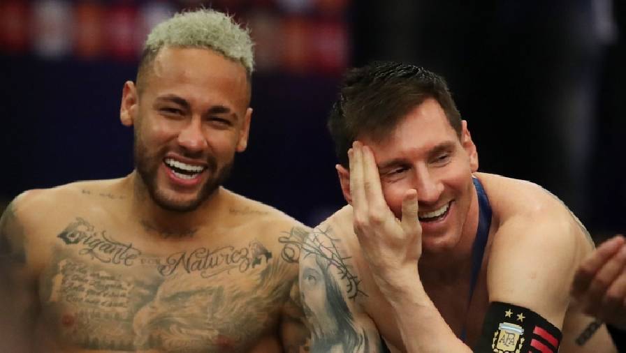 Neymar sống ‘tiêu chuẩn kép’ khi cười đùa với Messi ngay sau thất bại