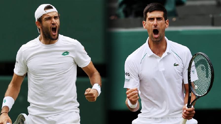 Xem trực tiếp Djokovic vs Berrettini - Chung kết Wimbledon 2021 trên kênh nào?