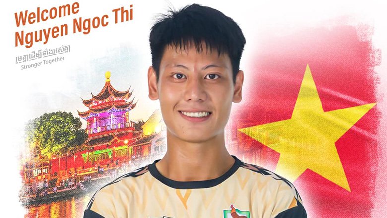 Cựu thủ môn U19 Việt Nam sang thi đấu tại giải Ngoại hạng Campuchia