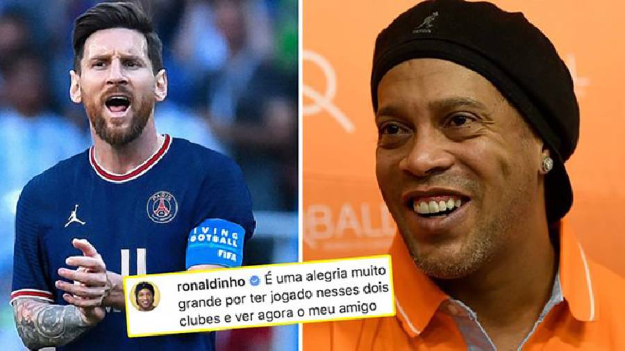 Ronaldinho: 'Messi đến PSG để vô địch Champions League'