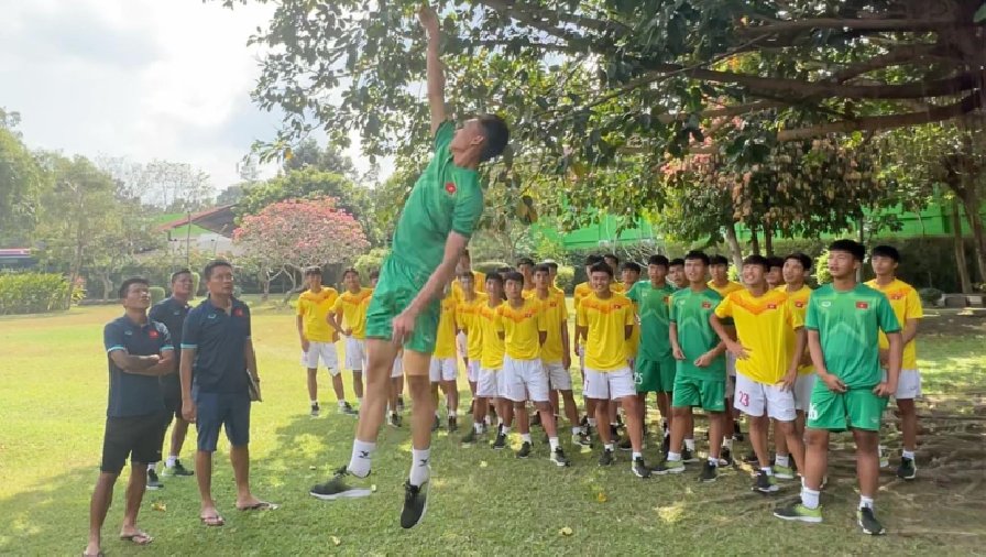 Thủ môn trẻ của Hà Nội FC hồi phục ấn tượng, U16 Việt Nam tự tin đấu Indonesia