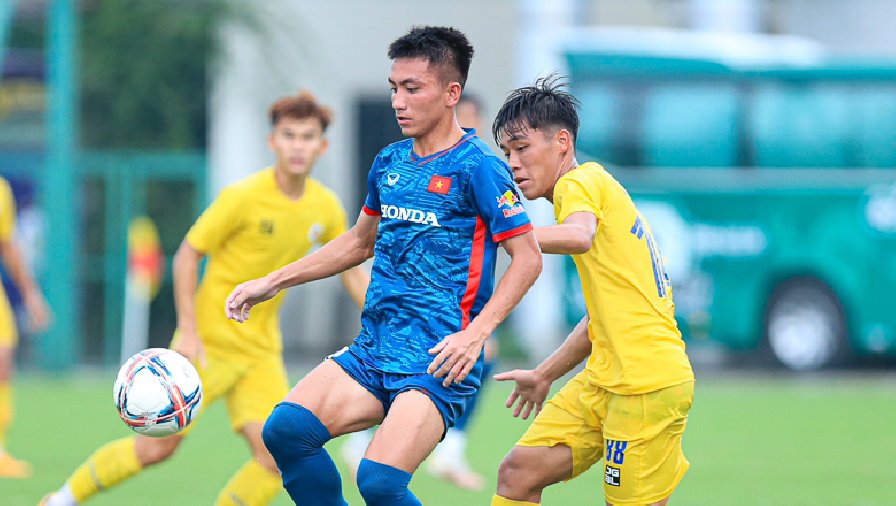 U23 Việt Nam hoà U21 Hà Nội: Tín hiệu tích cực từ những nhân tố mới