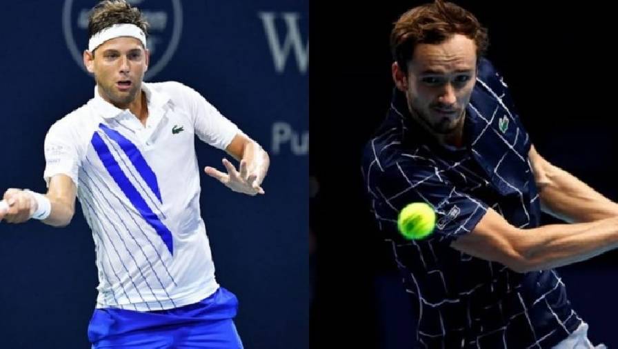 Trực tiếp tennis Vòng 3 Indian Wells Masters - Medvedev vs Krajinovic, 09h30 hôm nay 12/10