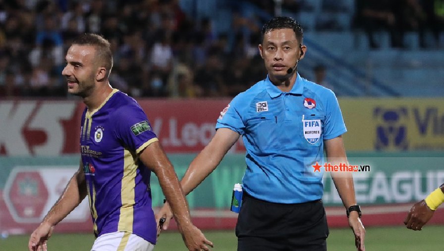 Trọng tài Ngô Duy Lân bị treo còi ở vòng 19 V.League 2022