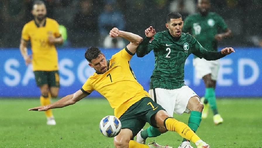 Phung phí cơ hội, Australia bị Saudi Arabia cầm chân trong trận 'thuỷ chiến'