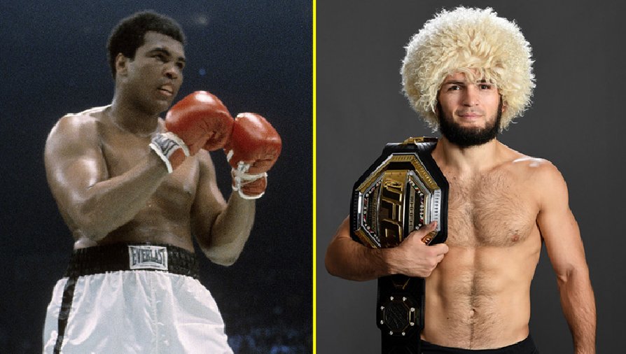 Xếp hạng các võ sĩ vĩ đại nhất lịch sử: Khabib đứng trên Muhammad Ali