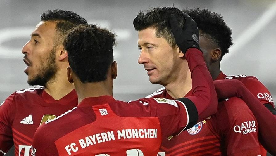 Kết quả bóng đá Bayern Munich vs Mainz, 21h30 ngày 11/12