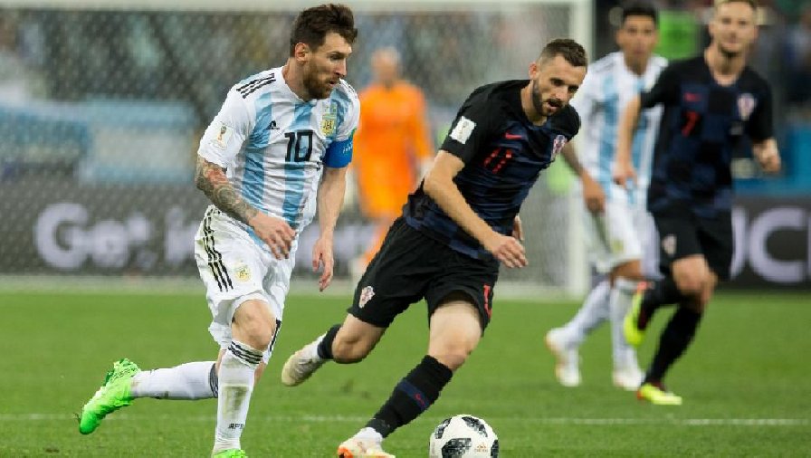 Trận Argentina vs Croatia ai kèo trên, chấp mấy trái?