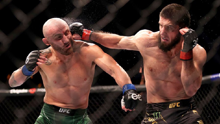 Video highlight Makhachev vs Volkanovski UFC 284: Suýt có bất ngờ