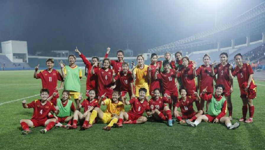 U20 nữ Việt Nam được thưởng 200 triệu đồng sau khi vượt qua vòng loại 1 giải châu Á