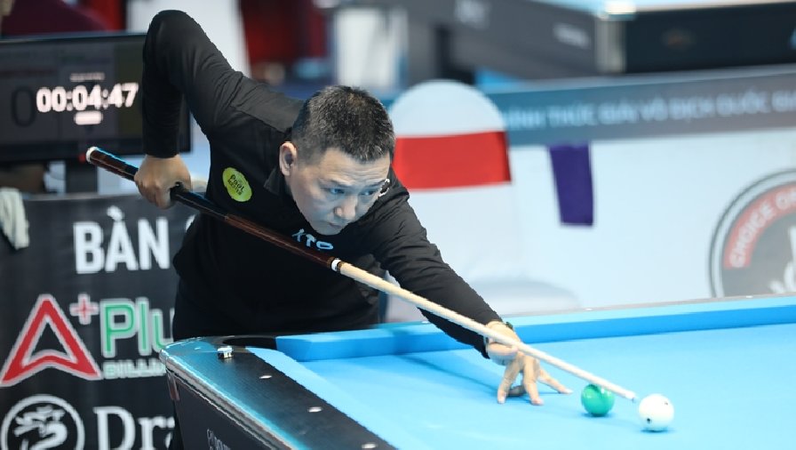 Nguyễn Phúc Long dừng chân trong Top 32 - vòng 1 giải VĐQG Billiards và Snooker 2024