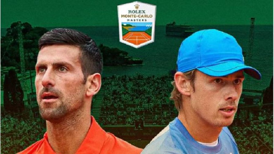 Trực tiếp tennis Djokovic vs de Minaur, Tứ kết Monte Carlo Masters - 20h30 ngày 12/4