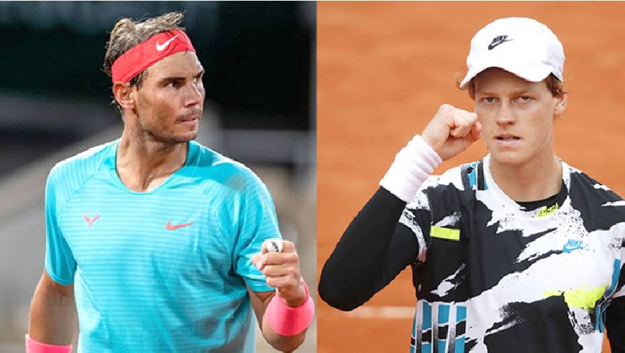 Nhận định tennis Rafael Nadal vs Jannik Sinner - Vòng 2 Italian Open, 23h00 hôm nay ngày 12/5
