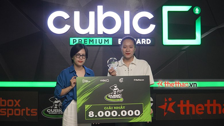 Dương Yến Vi đánh bại Đoàn Thị Ngọc Lệ, vô địch Cubic Women Open chặng 1