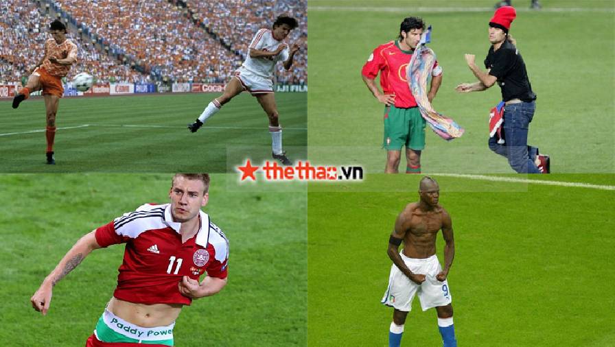 10 khoảnh khắc điên rồ nhất lịch sử EURO: Bendtner và chiếc quần lót, kiệt tác volley của Van Basten