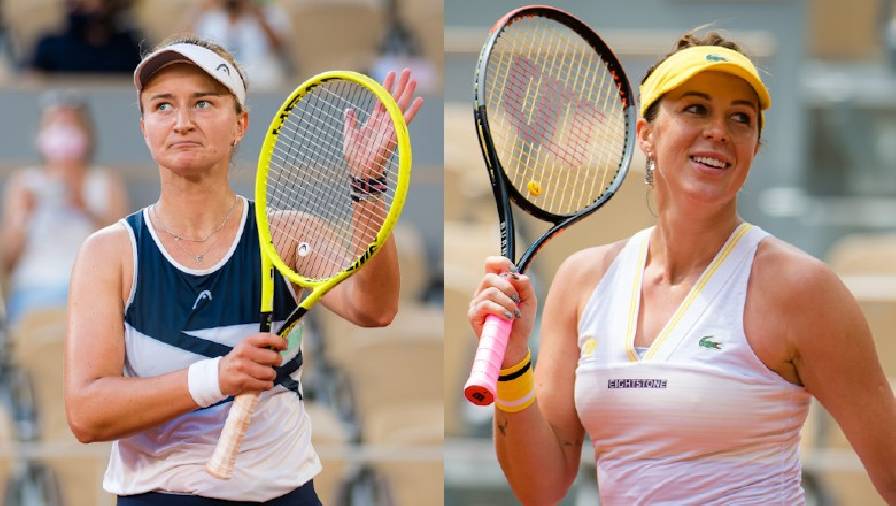 Lịch thi đấu tennis hôm nay 12/6: Chung kết đơn nữ Roland Garros - Pavlyuchenkova vs Krejcikova