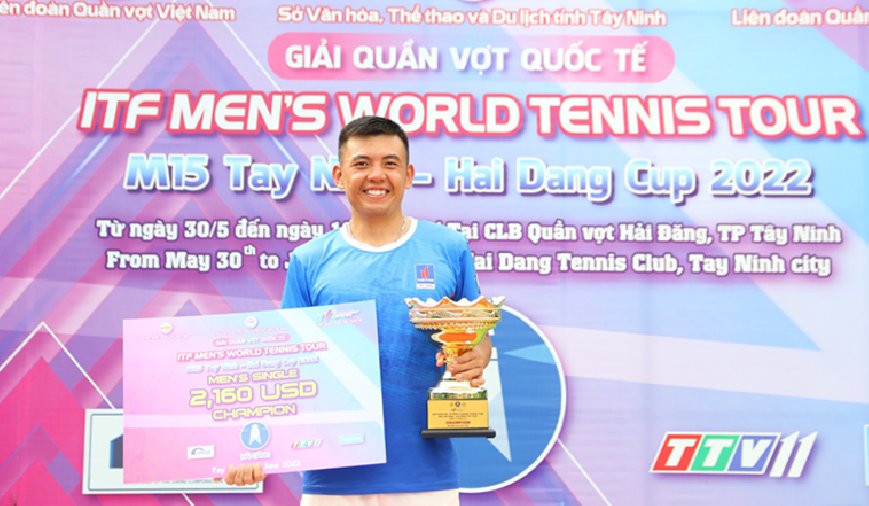 Lý Hoàng Nam vô địch giải M15 Hải Đăng Cup lần thứ 2 liên tiếp