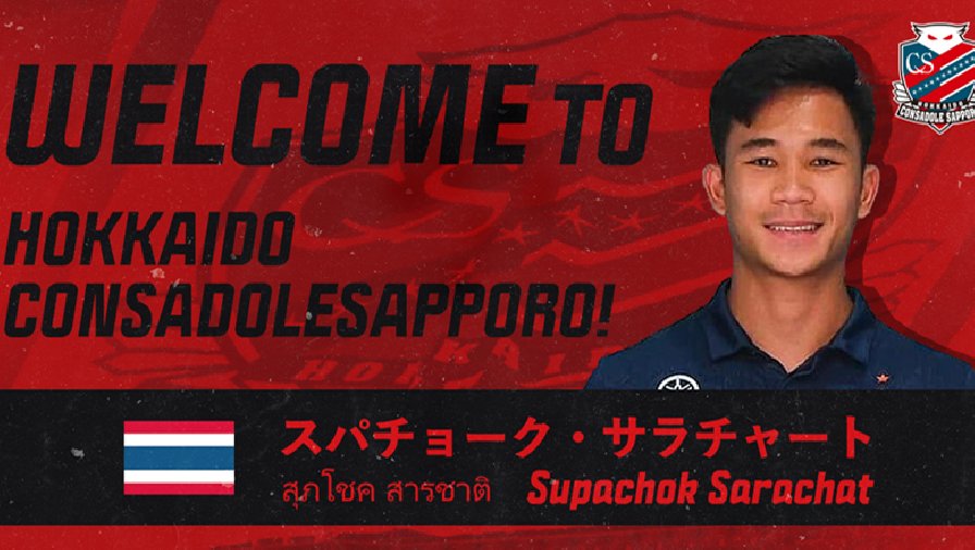 Supachok chính thức gia nhập đội bóng cũ của Chanathip