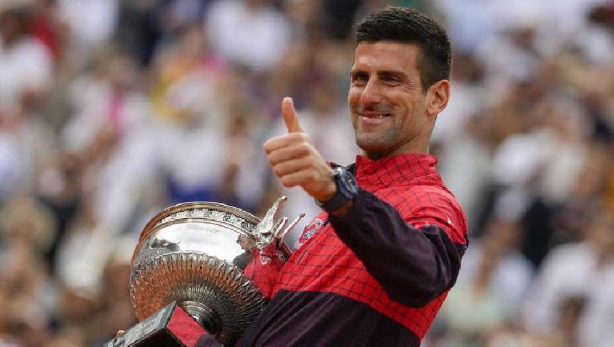 Djokovic trở lại ngôi số 1 thế giới sau chức vô địch Roland Garros, Nadal ‘out’ top 130