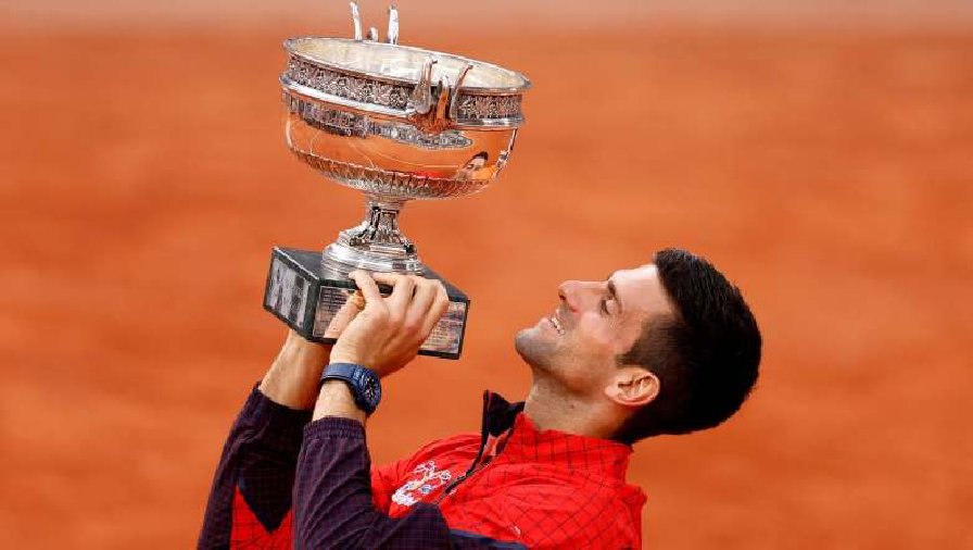 Djokovic vượt mặt Nadal, độc chiếm kỷ lục với 23 danh hiệu Grand Slam