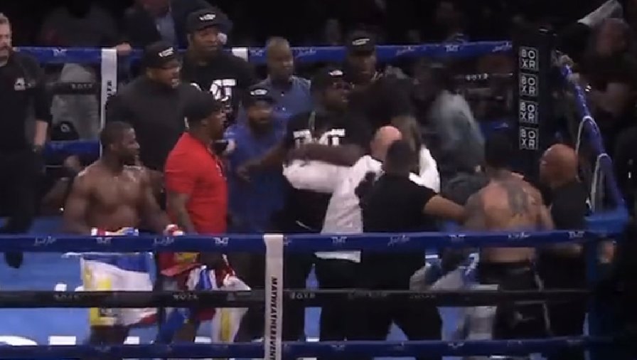 Trận Boxing biểu diễn của Mayweather và cháu trai trùm mafia biến thành buổi hỗn chiến