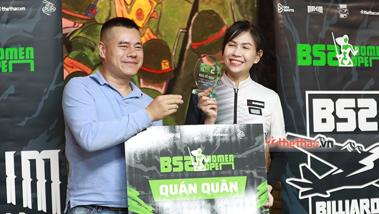 Nguyễn Bích Trâm đánh bại Trần Tú Trân, lên ngôi vô địch B52 Women Open chặng 2