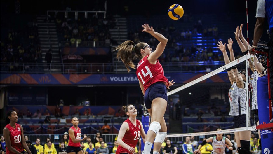 Kết quả bóng chuyền nữ tứ kết Volleyball Nations League 2023 