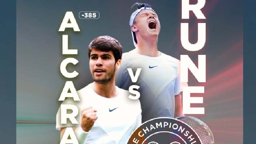 Nhận định tennis Alcaraz vs Rune, Tứ kết Wimbledon - 21h00 ngày 12/7