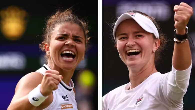 Krejcikova và Paolini giành vé vào chung kết đơn nữ Wimbledon 2024