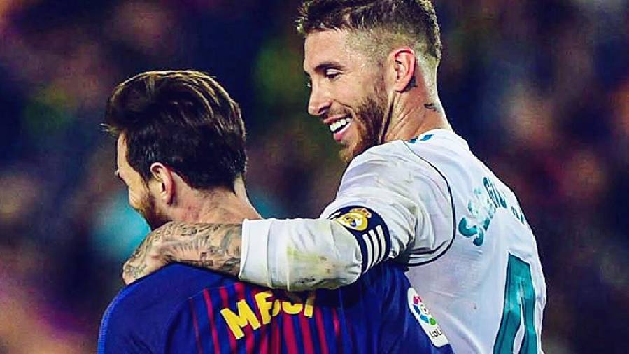 Messi được 'kẻ thù cũ' Sergio Ramos rủ sống chung