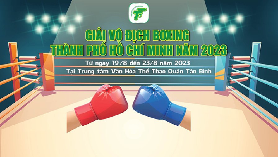 Giải vô địch Boxing TP Hồ Chí Minh 2023 diễn ra trong tháng 8