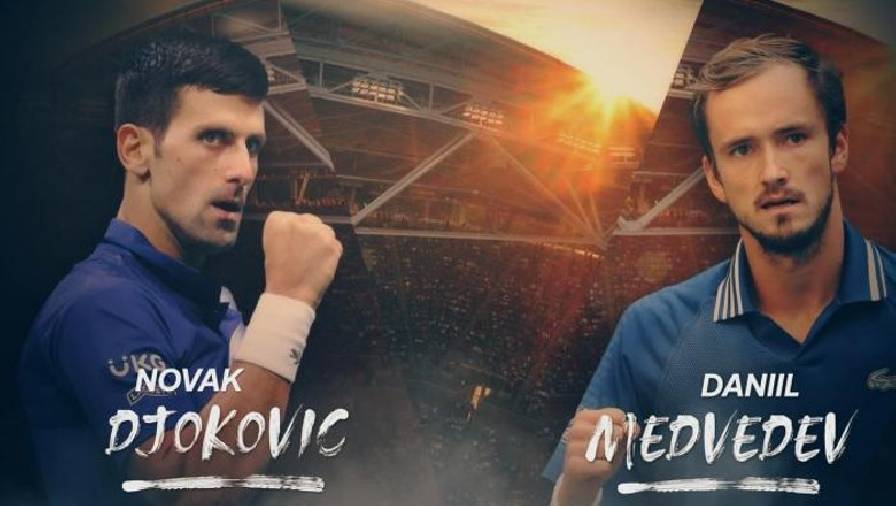 Trực tiếp tennis Djokovic vs Medvedev - Chung kết US Open, 03h00 hôm nay 13/9