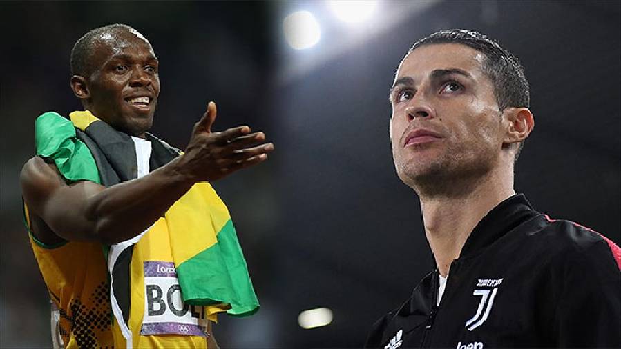 Usain Bolt ngưỡng mộ sự bền bỉ của Ronaldo: 'Anh ấy sẽ thi đấu đến năm 42 tuổi'
